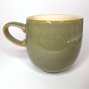 Denby Fire 10oz Small Sage Green & Cream Curve Mug